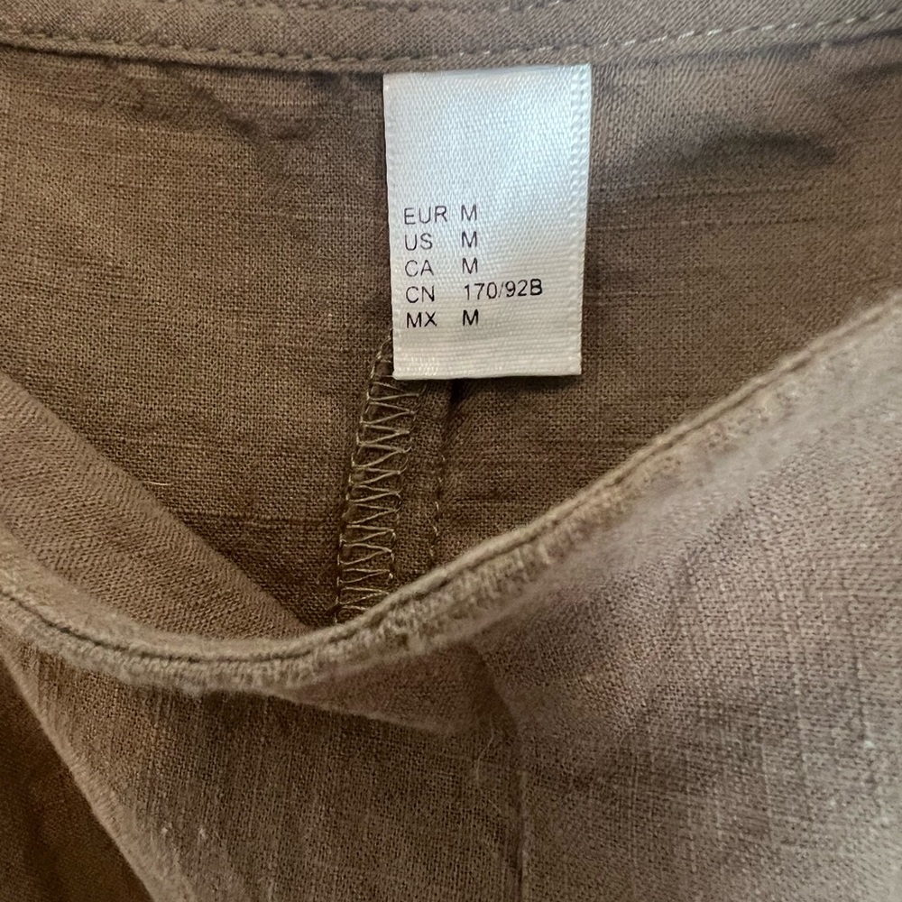 SheIn Wide Leg Rolled Hem Overalls - Picture 4 of 6